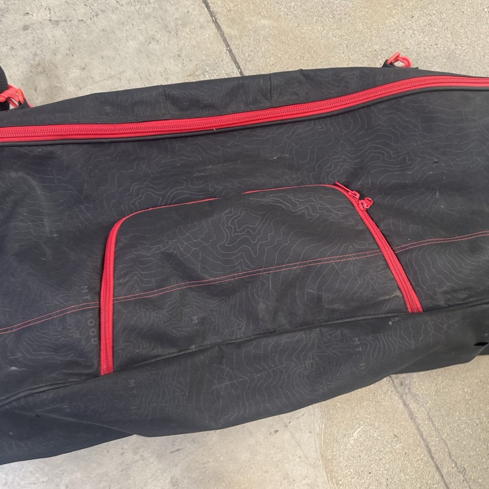 Dakine Topographic Snowboard Bag 157cm Luggage Storage Black Red Outdoor Straps - Picture 4 of 11